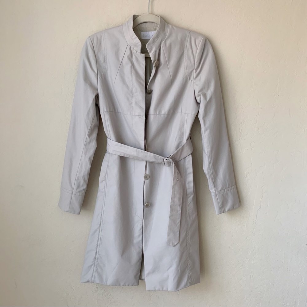 Fabrika Beige Trench Coat Rain coat